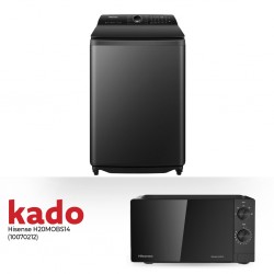 Hisense WD5S1245BB Washer-Dryer & Free Hisense H20M0BS14 Microwave Oven