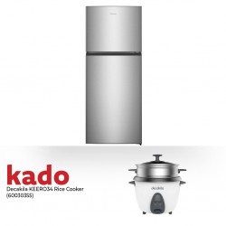 Hisense RT488N4DC2 Refrigerator & Free Decakila KEER034W Rice Cooker