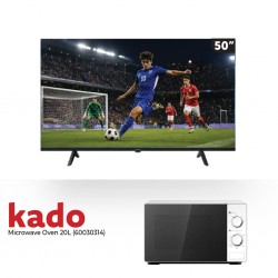 Hisense 50A6N 50" 4K Smart Led TV & Free Hisense Microwave Oven