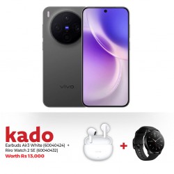 VIVO X300 5G 16GB+512GB BLACK & Free VIVO TWS EARBUDS AIR3 WHITE + Vivo Watch 2