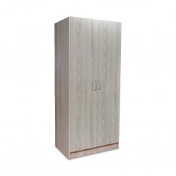 Ace Wardrobe 2 Doors Oak MDF With Shelves