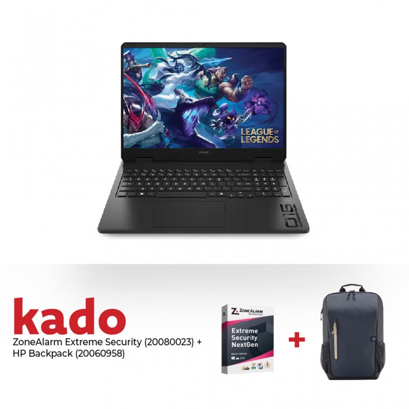HP OMEN Core i7-14650HX Shadow Black CJ8J6EA/BH5 & Free HP Laptop Backpack + ZoneAlarm Security