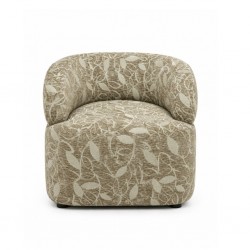 Grace Accent Chair Fabric Ice Brown