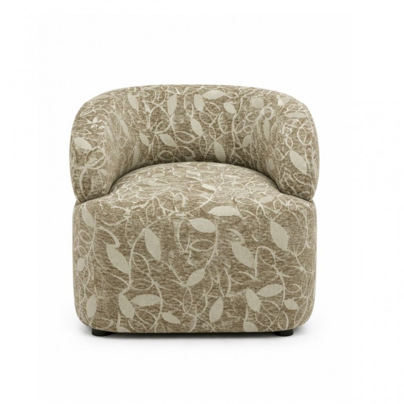 Grace Accent Chair Fabric Ice Brown