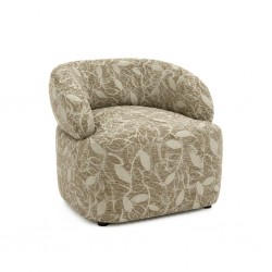 Grace Accent Chair Fabric Ice Brown