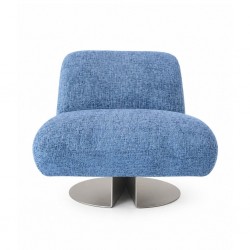 Botao Accent Chair Fabric Ocean Blue