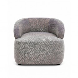 Grace Accent Chair Fabric Grey