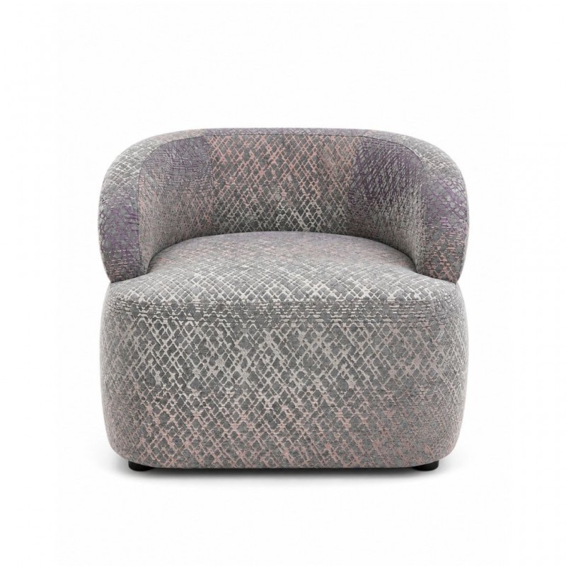 Grace Accent Chair Fabric Grey