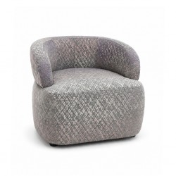Grace Accent Chair Fabric Grey