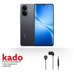 VIVO V60 LITE 5G BLACK & Free PHILIPS TAE2146BK/97 IN EAR WIRELESS HEADPHONE
