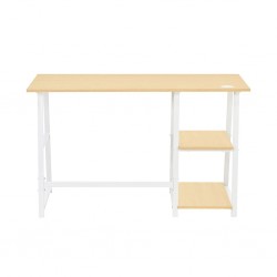 Bercola Office Desk Oak & Metal Metal