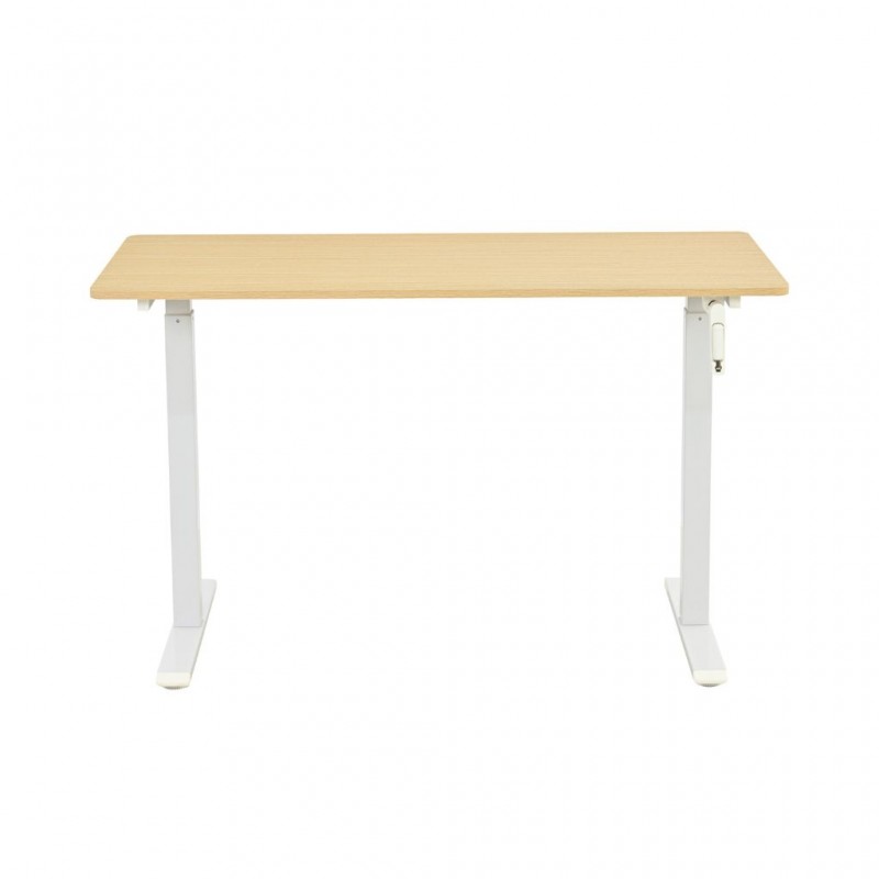 Manoli Office Desk in Melamine Oak