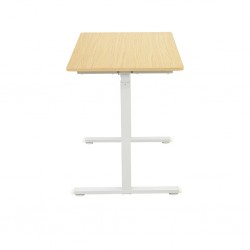 Manoli Office Desk in Melamine Oak