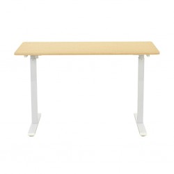 Manoli Office Desk in Melamine Oak