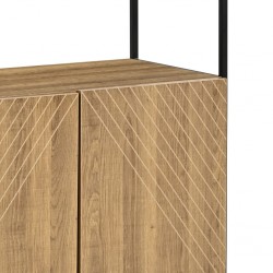 Affich Shelf in Melamine Oak