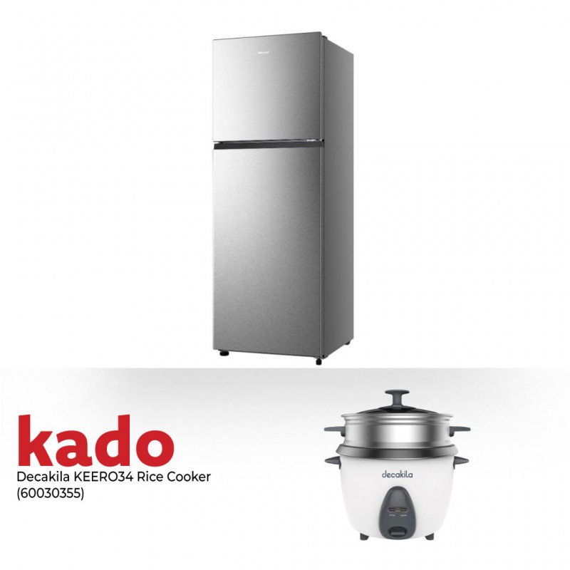Hisense RT422N4ACE Refrigerator & Free Decakila KEER034W Rice Cooker