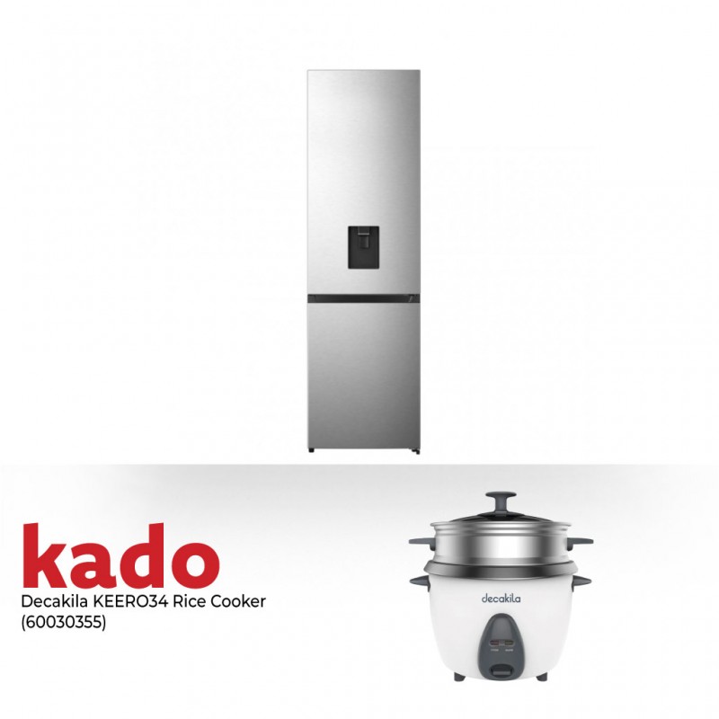 Hisense RB435N4WCE Refrigerator & Free Decakila KEER034W Rice Cooker