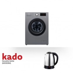 Hisense WFPV9012MT/WFQP9012VMT Washing Machine & Free Decakila KEKT031M Stainless Steel Kettle