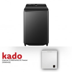 Hisense WT5I2223DB Washing Machine & Free Hisense FC185D4AWLYE Freezer