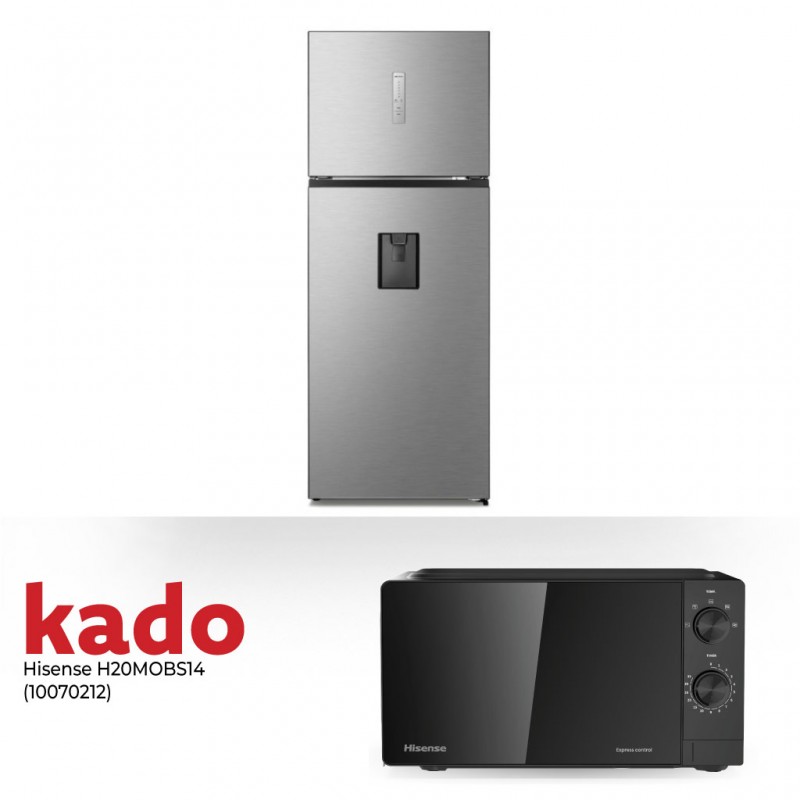 Hisense FTN461WCE1 Refrigerator & Free Hisense H20M0BS14 Microwave Oven