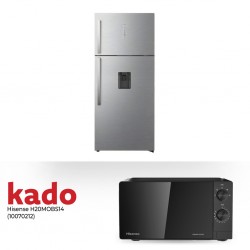 Hisense RT728N4WCE Refrigerator & Free Hisense H20M0BS14 Microwave Oven