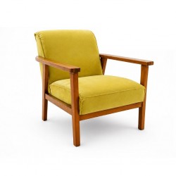 Hunter Accent Chair Fabric Citrine Yellow
