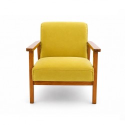 Hunter Accent Chair Fabric Citrine Yellow