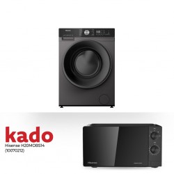 Hisense WF3S1043BT Washing Machine & Free Hisense H20M0BS14 Microwave Oven