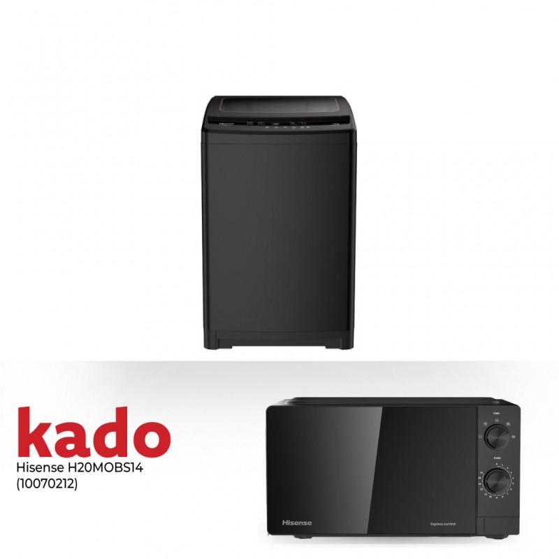 Hisense WT3W1622UB Washing Machine & Free Hisense H20M0BS14 Microwave Oven