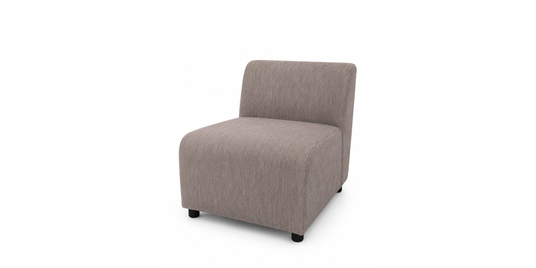 Brava Sofa 3+2+Armless Chair Fabric Brown
