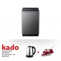 Hisense WT1D8021UT Washing Machine & Free Decakila KEKT031M Stainless Steel Kettle + Decakila KEEN002R Steam Iron