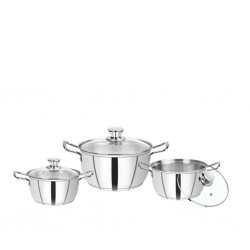 Solitaire SCC01 17,19,20.5cm SS Stario Cookware Set "O"
