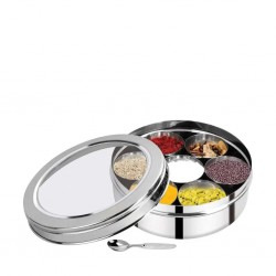 Solitaire CTMD03 20x6.5 SS Spice Box C Thru 12 "O"