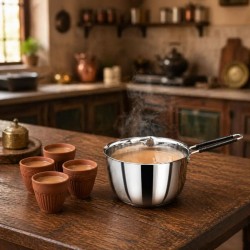 Solitaire IBCS01 14x10.5 SS Induction Conical Saucepan "O"