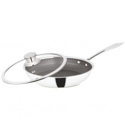 Orange ORA165 24cm NS SS IB Hcomb 3ply Frypan "O"