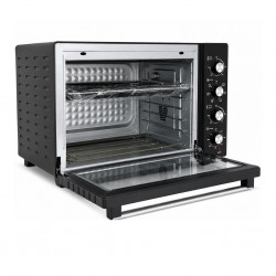 Mammouth EO1000CRD 100L Black Electric Oven With Double Glass Door, Rotisserie & Convection