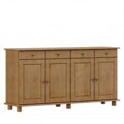 Rubi Buffet 4 Drs & 4 Drawers Freijo Solid Wood 8929FN