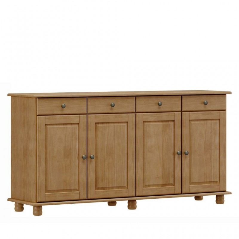 Rubi Buffet 4 Drs & 4 Drawers Freijo Solid Wood 8929FN