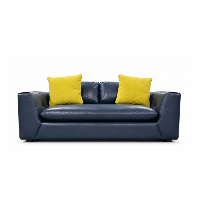 Jona 2 Str Fabric Vegan Leather Navy