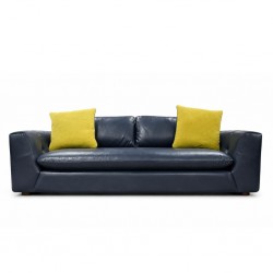 Jona 3 Str Fabric Vegan Leather Navy