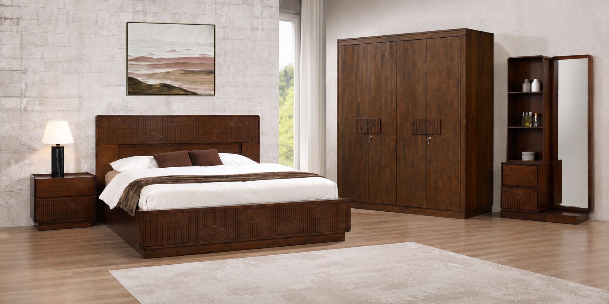 Vetro Bedroom Set 180x200 cm