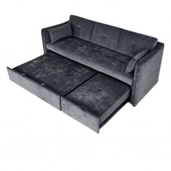 Rutigh Sofa Bed Corner Maloy Grey