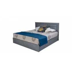 Willington Bed 180x200 cm In Plywood Dark Grey