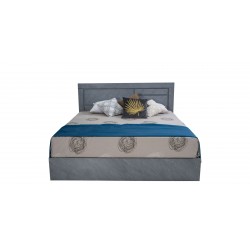 Willington Bed 180x200 cm In Plywood Dark Grey