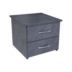 Willington Night Table In Plywood Dark Grey