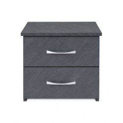 Willington Night Table In Plywood Dark Grey