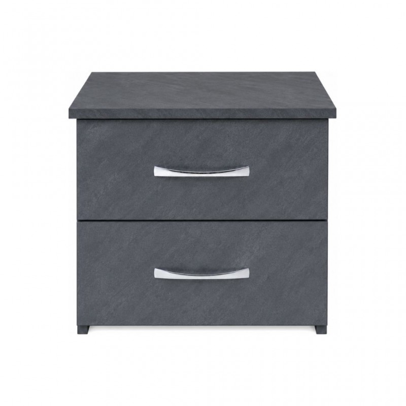 Willington Night Table In Plywood Dark Grey