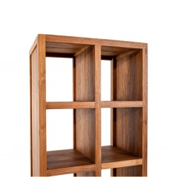 Dorval Bookcase Cabinet Natural Teak