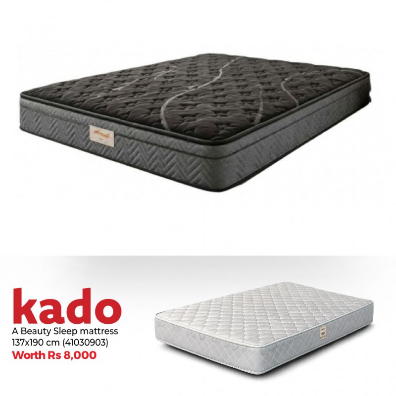 Slumberland New York Comfort 180x200 cm Black & Free Beauty Sleep Mattress 137x190 cm