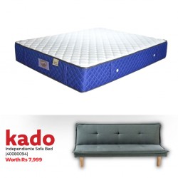 Slumberland Ultra Luxury Moonlight King 180x200 cm Pocket Spring Firm & Free Independiente Sofa Bed Grey